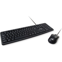 Equip 245203 tastatūra Pele iekļauta Birojs USB QWERTY Itāļu Melns