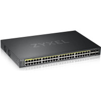 Zyxel GS2220-50HP-EU0101F tīkla pārslēgs Vadīts L2 Gigabit Ethernet (10/100/1000) Power over Ethernet (PoE) Melns