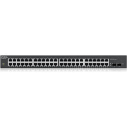 Zyxel GS1900-48HPv2 Vadīts L2 Gigabit Ethernet (10/100/1000) Power over Ethernet (PoE) Melns