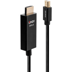 Lindy 0,5m Mini-DisplayPort an HDMI Adapterkabel mit HDR