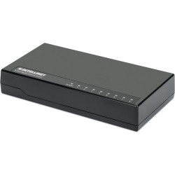 Intellinet Desktop 8-Port Gigabit Ethernet Switch schwarz