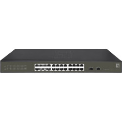 Level One LevelOne GES-2126 tīkla pārslēgs Vadīts L2 Gigabit Ethernet (10/100/1000) Melns