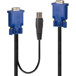 Lindy Kombiniertes KVM- und USB-Kabel 2m