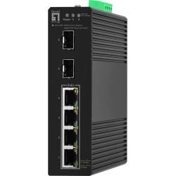 Level One LevelOne IGS-2106P tīkla pārslēgs Vadīts L2 Gigabit Ethernet (10/100/1000) Power over Ethernet (PoE) Melns