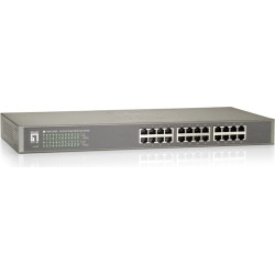 Level One LevelOne FSW-2450 tīkla pārslēgs Nepārvaldīts Fast Ethernet (10/100) Melns