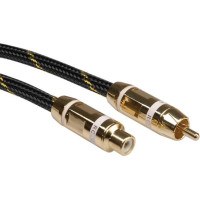 ROLINE GOLD Cinch Cable, simplex M/F, 10 m