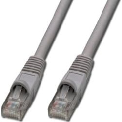 LINDY, UTP CAT5e Snagless Network Cable, grey, 0.3m