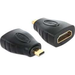 Delock Adapter High Speed HDMI - micro D male  A female