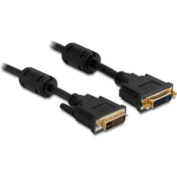 Delock Extension cable DVI 24+5 male  female 1 m