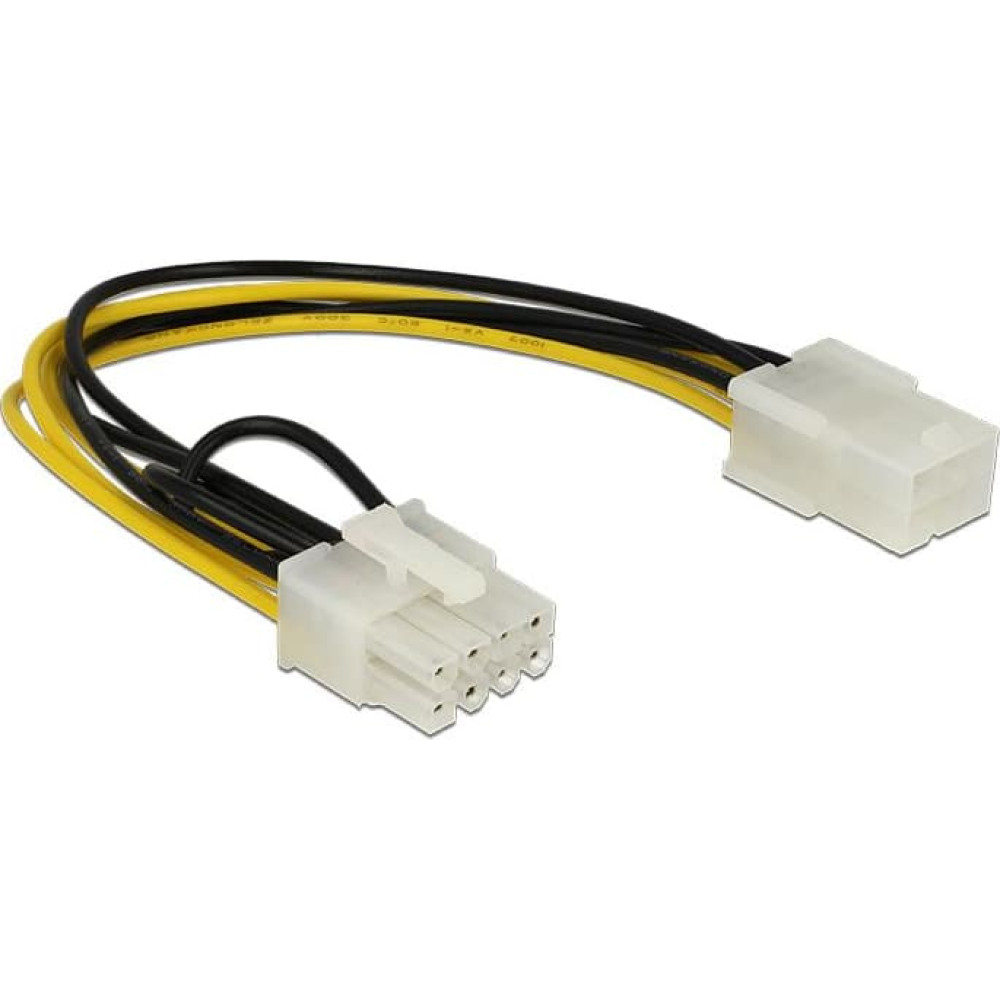Delock Power Cable PCI Express 6 pin female > PCI Express 8 pin male 20 cm