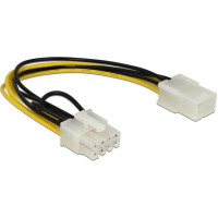 Delock Power Cable PCI Express 6 pin female > PCI Express 8 pin male 20 cm