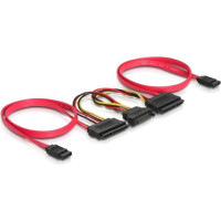 Delock SATA All-in-One cable for 2x HDD