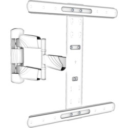 TV sienas stiprinājums (32“-55“), balts, Value