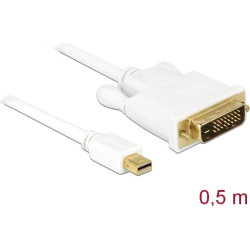 Delock Cable mini DisplayPort 1.1 male > DVI 24+1 male 0.5 m