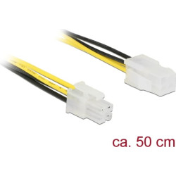 Delock Extension cable P4 4 pin male > P4 4 pin female 50 cm