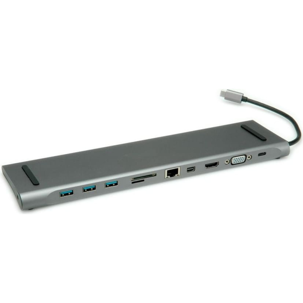 Multiportu Dokstacija, USB3.2Gen 2 TypeC, Roline