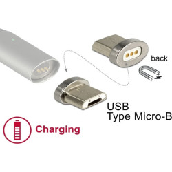 Delock Magnetic Adapter USB Type Micro-B male