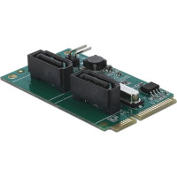 Delock Mini PCIe Converter to 2 x SATA with RAID
