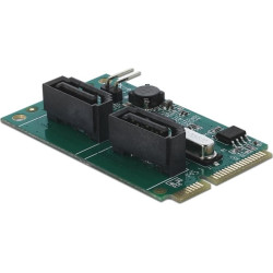 Delock Mini PCIe Converter to 2 x SATA with RAID