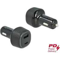 Delock Car charger USB Type-C™ PD 3.0 and USB Type-A with 63 W