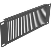 Delock 10″ Network Cabinet Panel with ventilation slots vertical 2U black