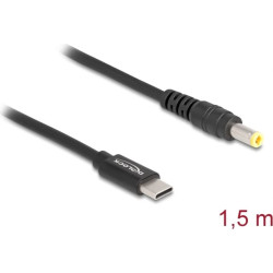 Delock Laptop Charging Cable USB Type-C™ male to 5.5 x 2.5 mm male