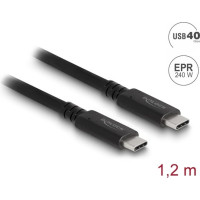 Cable USB4™ 40Gbps, PD240W, 1.2m Delock