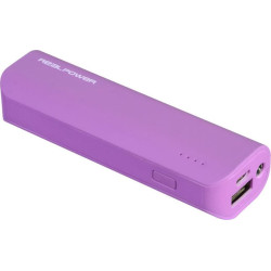 Realpower Powerbank PB-2600         lila            2.600mAh