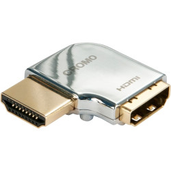 Lindy CROMO HDMI Male to HDMI Female 90 Degree Right Angle Adapter - Left