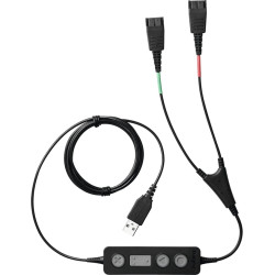 Jabra 265-09 audio kabelis USB2.0 2x QD Melns
