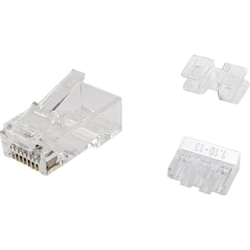 Equip 121146 vadu savienotājs RJ-45 Caurspīdīgs