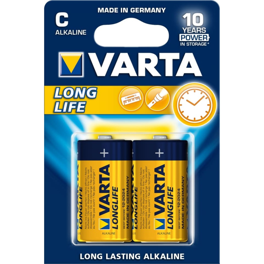 Varta Batterie LONGLIFE C   Baby   NEU                  2St.
