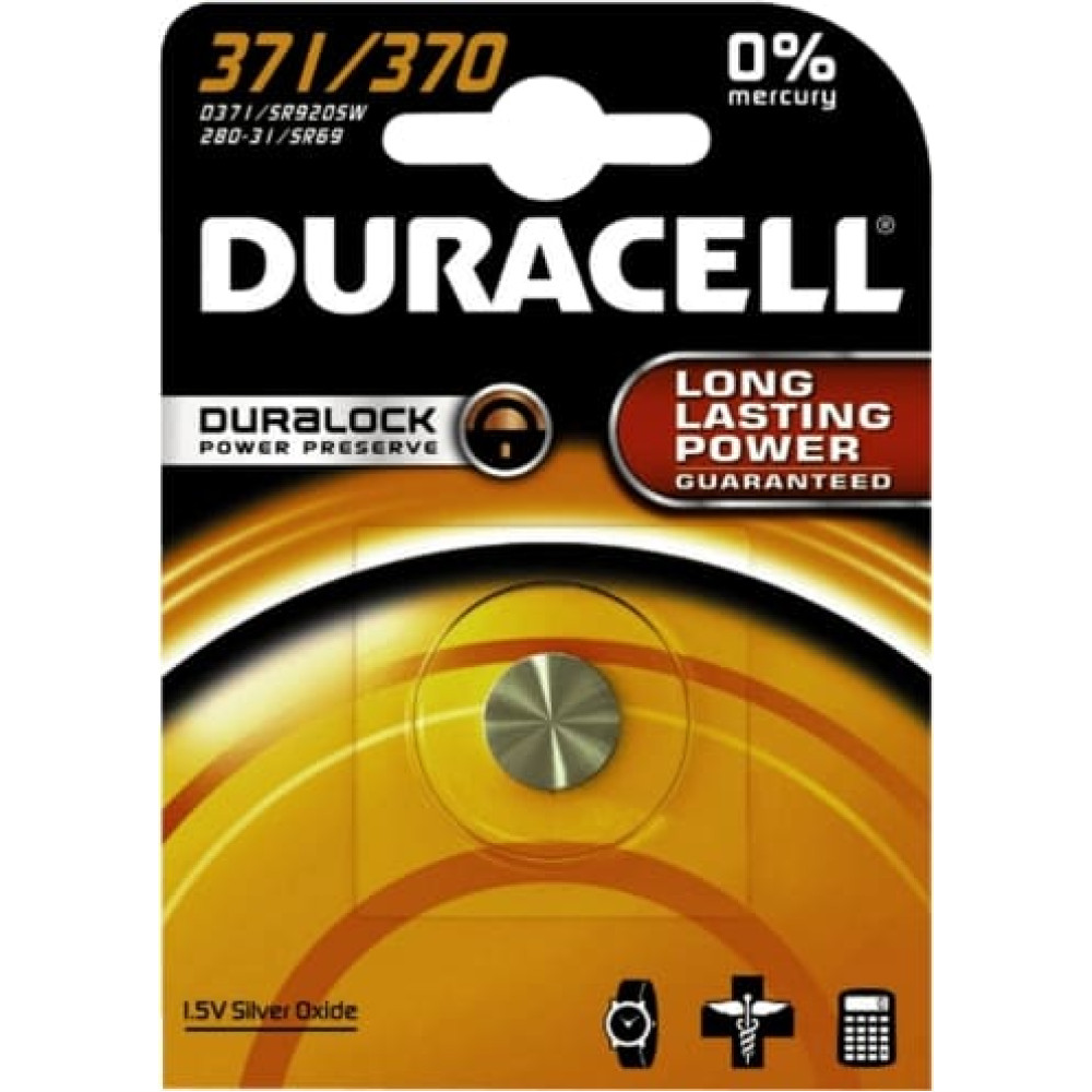 Duracell 067820 baterija Vienreizējas lietošanas baterija SR69 Sudraba-oksīda (S)