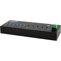 Exsys EX-12280HMS 10-Port USB 3.2 Gen 2 Metall HUB, mit 4x C-Anschlüsse und 6x A-Anschlüsse