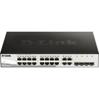 D-Link DGS-1210-20 Vadīts L2 Gigabit Ethernet (10/100/1000) 1U Melns