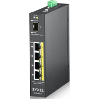Zyxel RGS100-5P Nepārvaldīts L2 Gigabit Ethernet (10/100/1000) Power over Ethernet (PoE) Melns