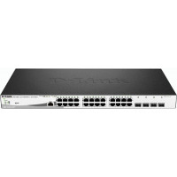 D-Link DGS-1210-28MP/E tīkla pārslēgs Vadīts L2 Gigabit Ethernet (10/100/1000) Power over Ethernet (PoE) 1U Melns, Pelēks