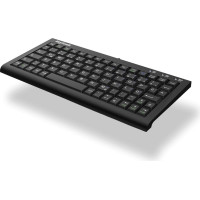 Keysonic ACK-3401U (UK) tastatūra Mājas USB QWERTY Britu angļu valoda Melns