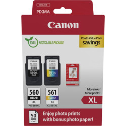 Canon 3712C008 tintes kārtridžs 2 pcs Oriģināls Augsta (XL) produktivitāte Melns, Tirkīzzils, Fuksīns, Dzeltens