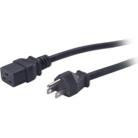 APC Pwr Cord, 15A, 100-120V, C19 to 5-15 Melns 2,5 m