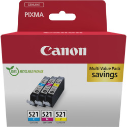 Canon 2934B016 ink cartridge 3 pc(s) Original Cyan, Magenta, Yellow