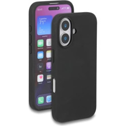 Delock Protective Case for iPhone 16 compatible with MagSafe made of soft-touch silicone black