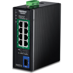 Trendnet TI-BG5091 Industrial DIN-Rail Switch 2,5G 9-Port PoE++ mit 10G Ports