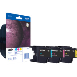 Brother LC1220RBWBP tintes kārtridžs 3 pcs Oriģināls Tirkīzzils, Fuksīns, Dzeltens