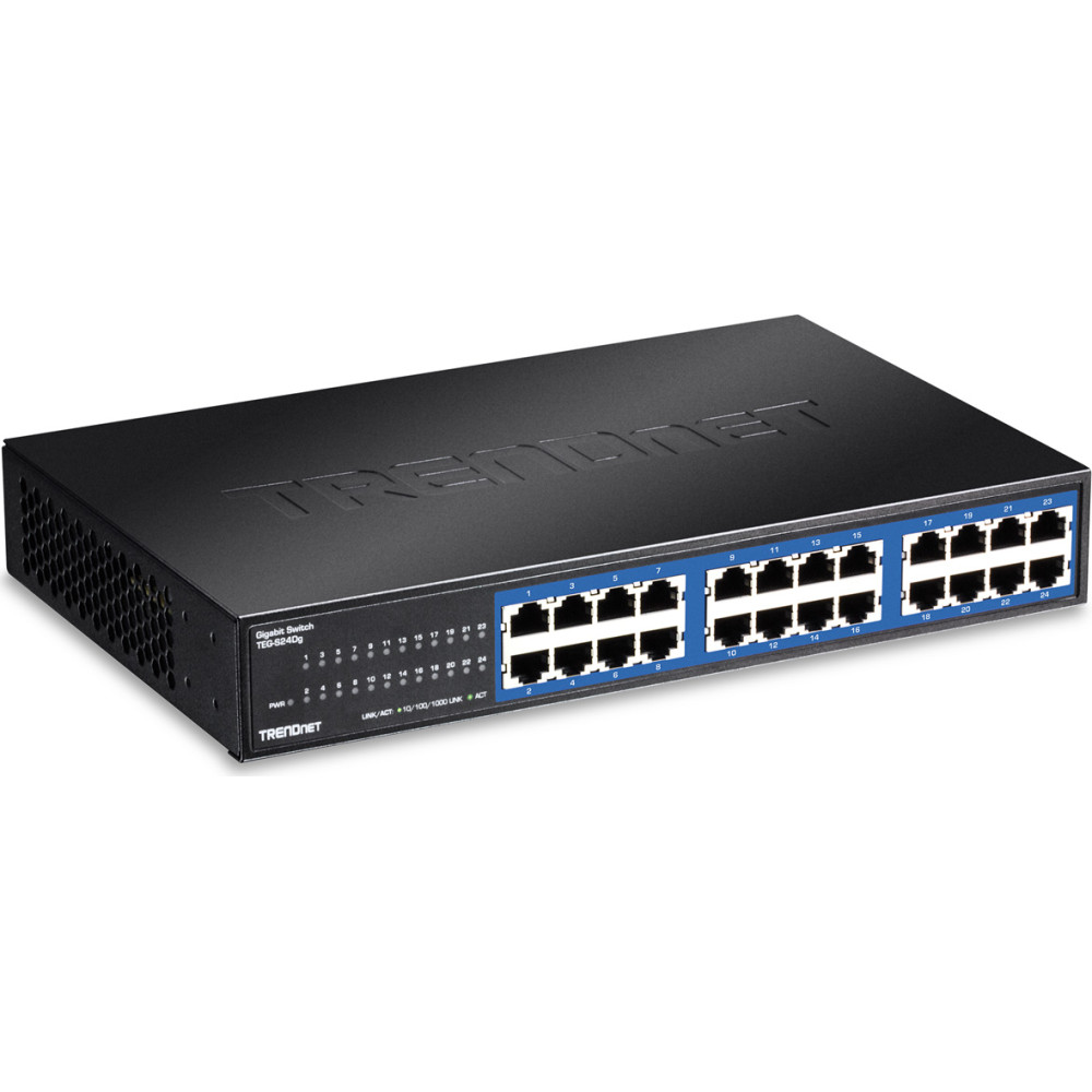 Trendnet Switch 24 Port Gbit Desktop Metall