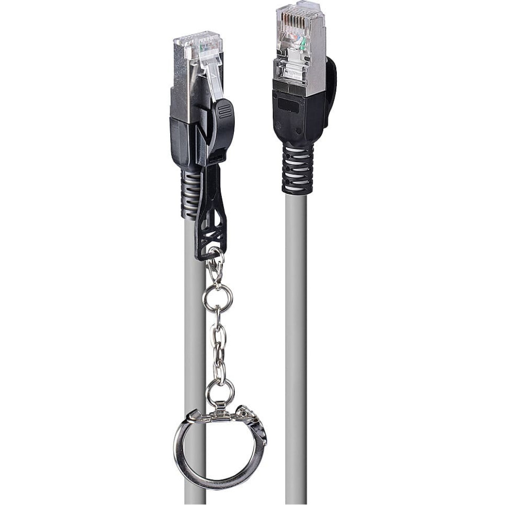 Lindy 3m Cat.6A S/FTP LSZH Network Cable, Grey