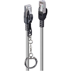 Lindy 3m Cat.6A S/FTP LSZH Network Cable, Grey