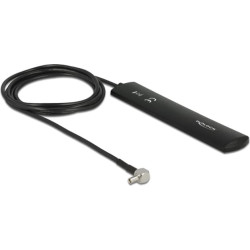 Delock LTE Antenna TS-9 plug 3 dBi omnidirectional fixed black adhesive mounting