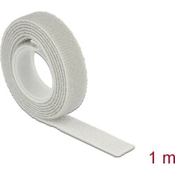 Delock Hook-and-loop tape on roll L 1 m x W 13 mm grey