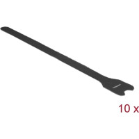 Delock Hook-and-loop fasteners L 300 mm x W 12 mm 10 pieces black